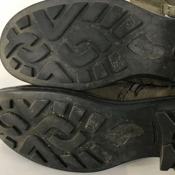 Born Brown Suede Buckle Mid Calf Boots Size 9.5 - Picture 5 of 6